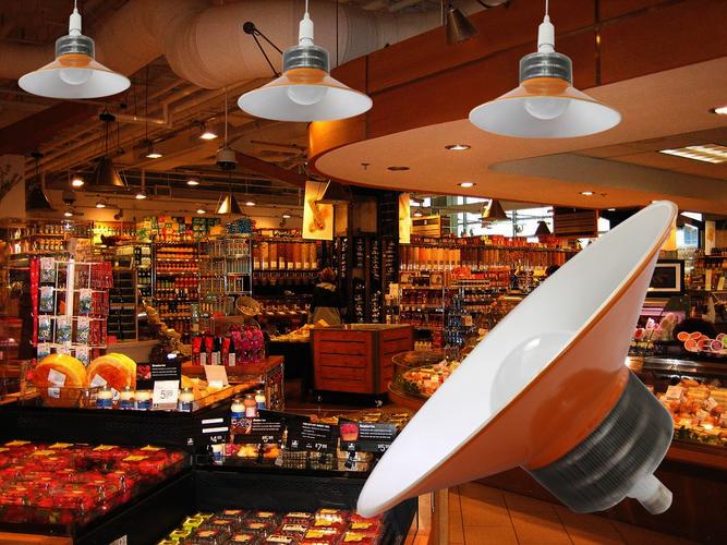 工程用大功率超市led吊灯 大型商场水果灯 工厂厂房用灯 工矿灯